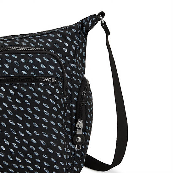 Kipling Gabbie Printed Crossbodytassen Zwart | België 2054BE